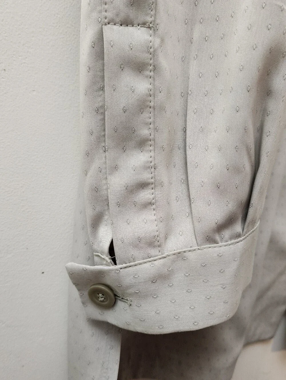 Vtg Franco Vessi Men’s Shirt Jacket 2X Franco Polyester Microfiber Shacket 90s
